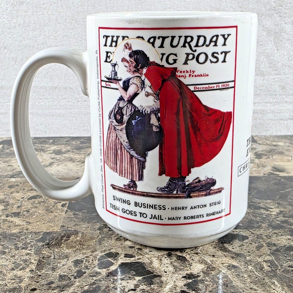 Norman Rockwell The Saturday Evening Post Christmas Collection Coffee Mug